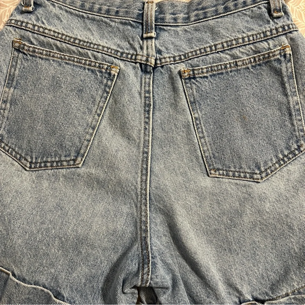 Action West Jeans Vintage Women’s Light Blue Denim Size 8 Jean Shorts